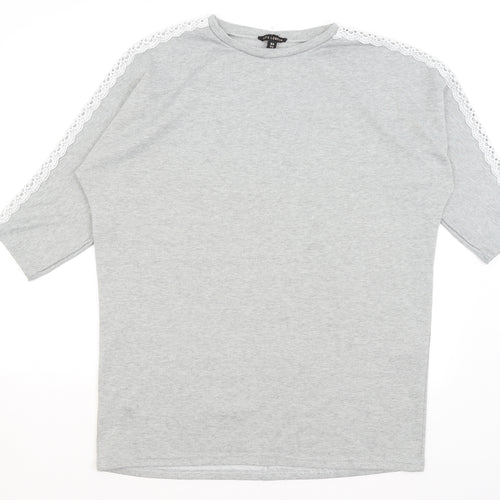 QED London Womens Grey   Pullover Jumper Size M