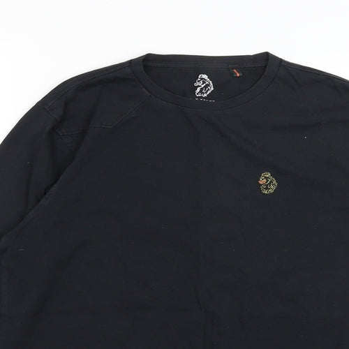 Luke Sport Mens Black    T-Shirt Size S