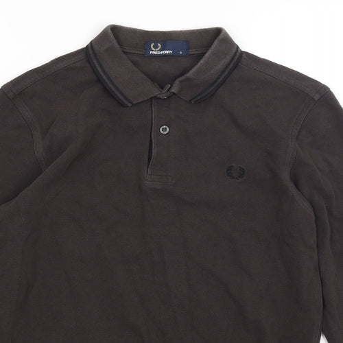 Fred Perry Mens Brown    Polo Size S