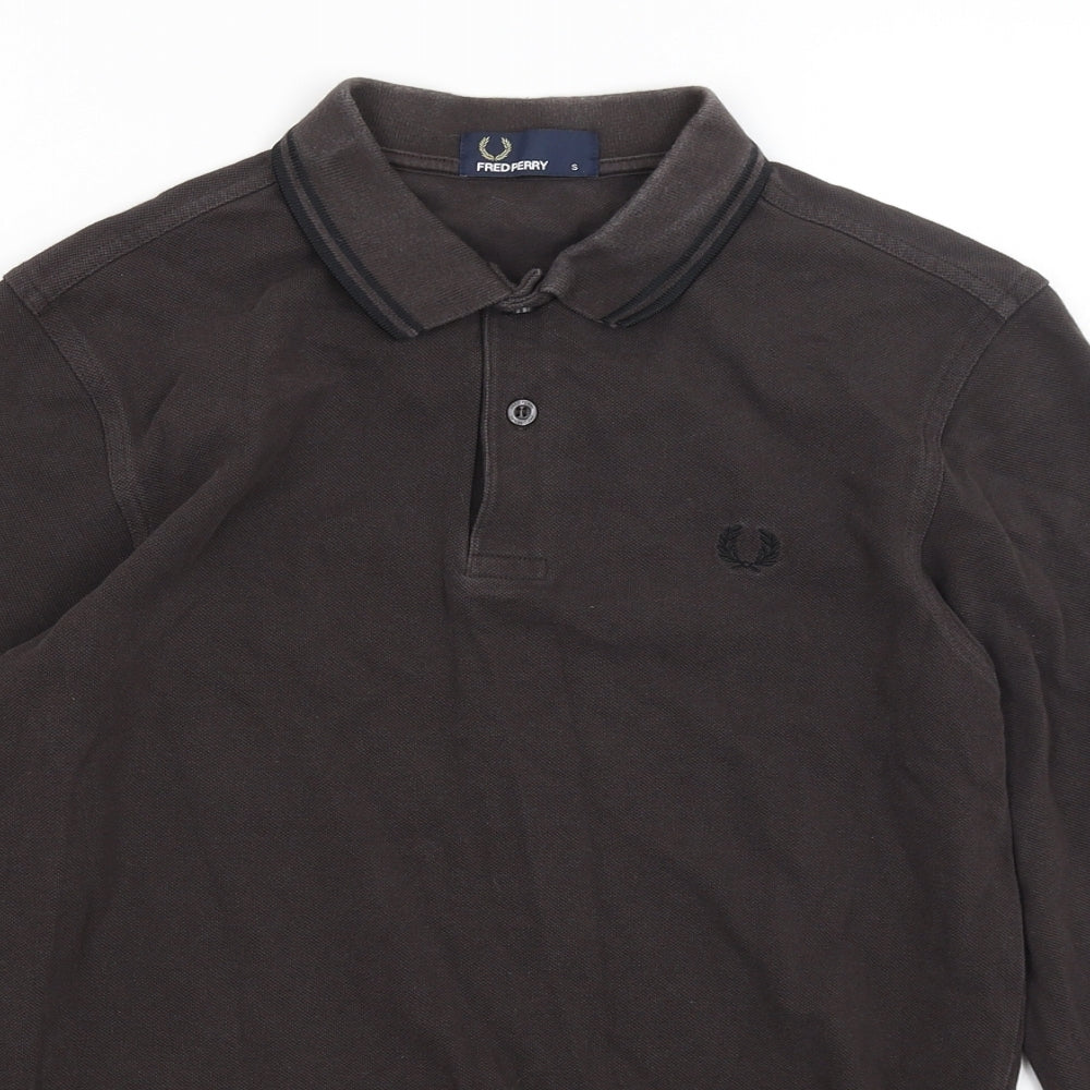 Fred Perry Mens Brown    Polo Size S