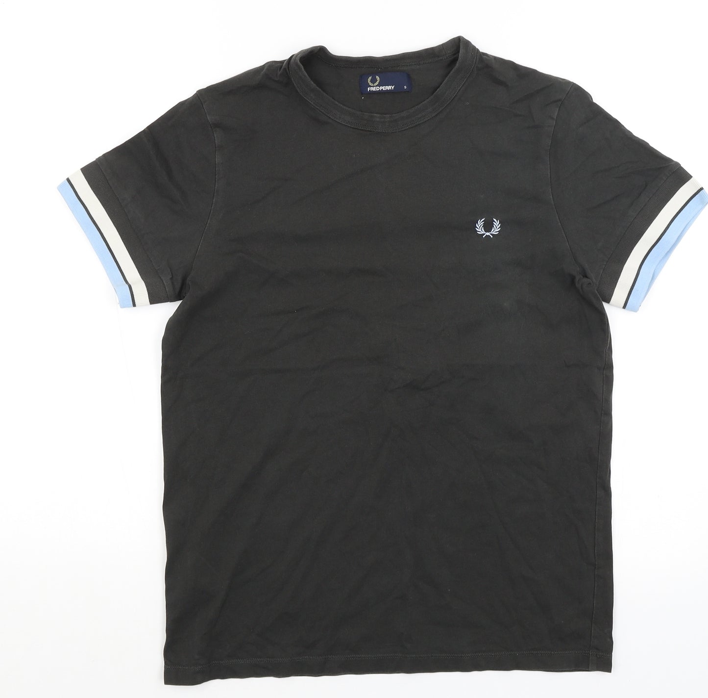 Fred Perry  Mens Grey    T-Shirt Size S
