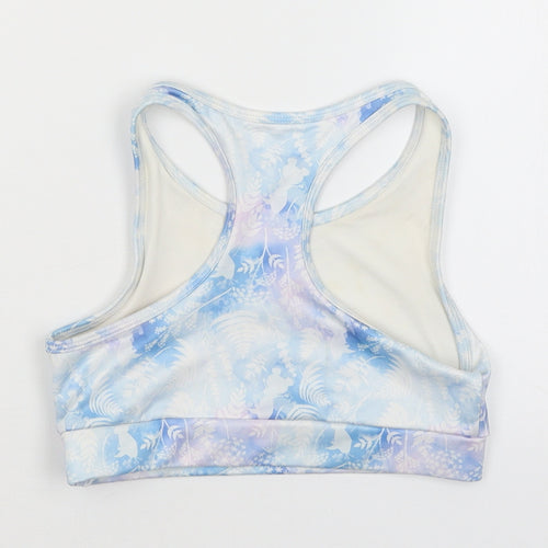 Souluxe Girls Blue   Cropped Tank Size 8-9 Years  - Frozen