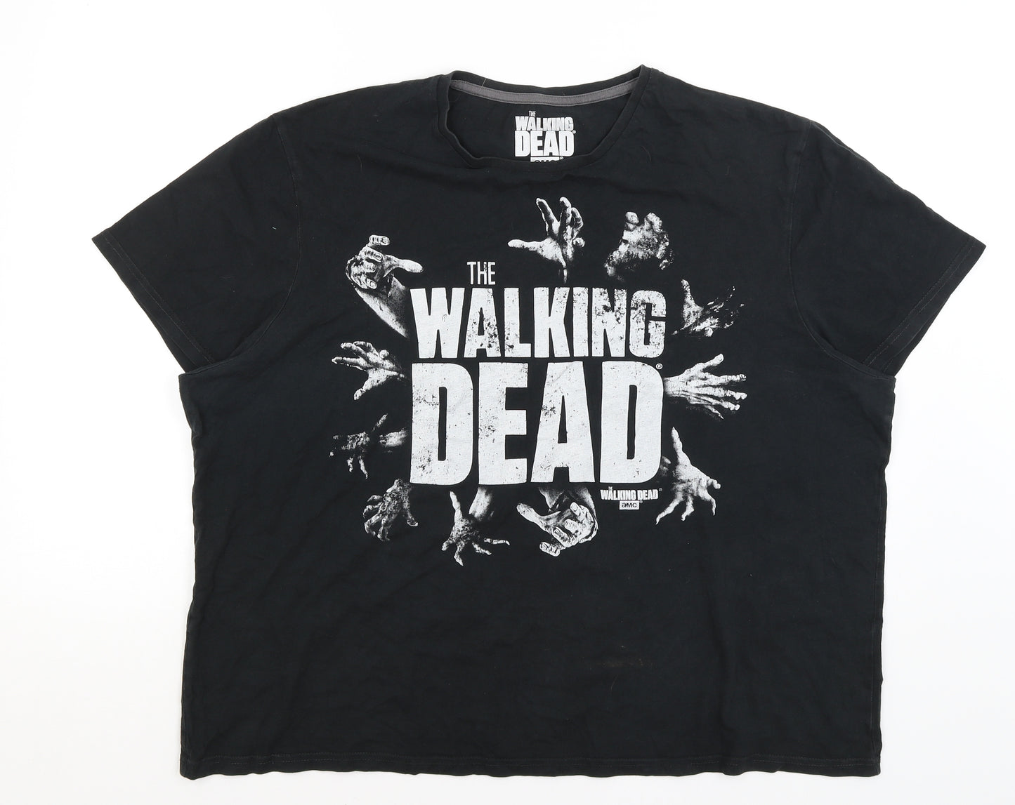 The Walking Dead Mens Black    T-Shirt Size 2XL
