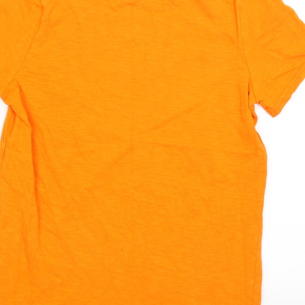 Tesco Boys Orange   Basic T-Shirt Size 11-12 Years  - Star Wars
