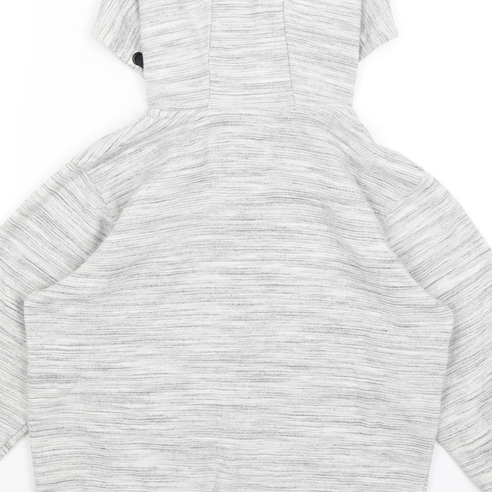 Matalan Boys Grey   Full Zip Hoodie Size 9 Years