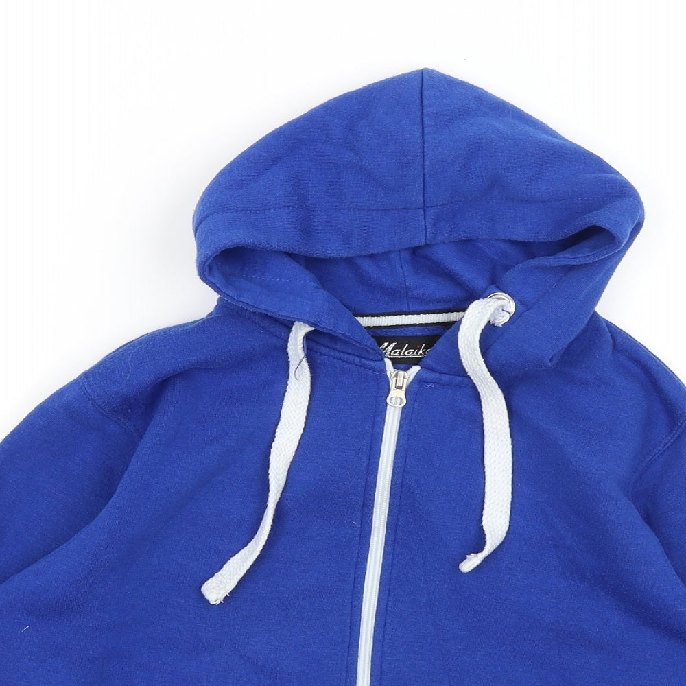 Malaika Girls Blue   Full Zip Hoodie Size 11-12 Years