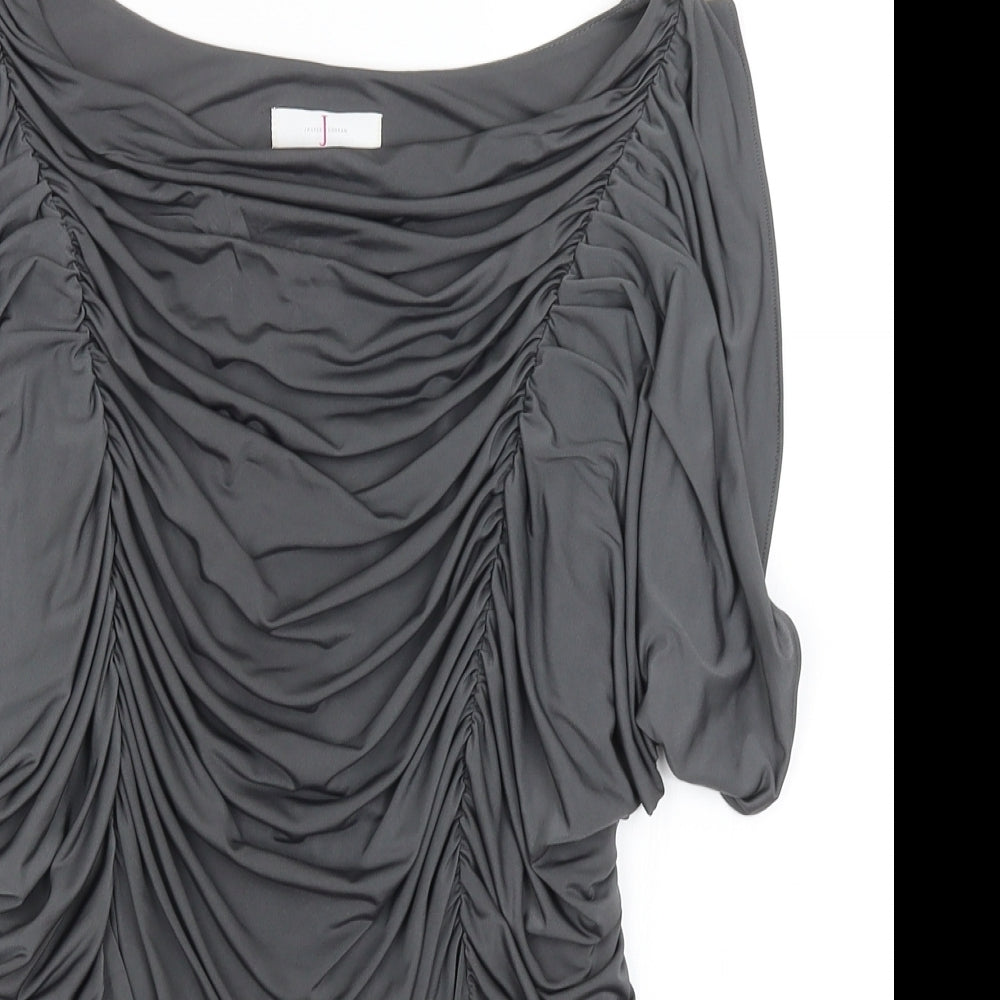 Jasper Conran Womens Grey   Basic T-Shirt Size 14