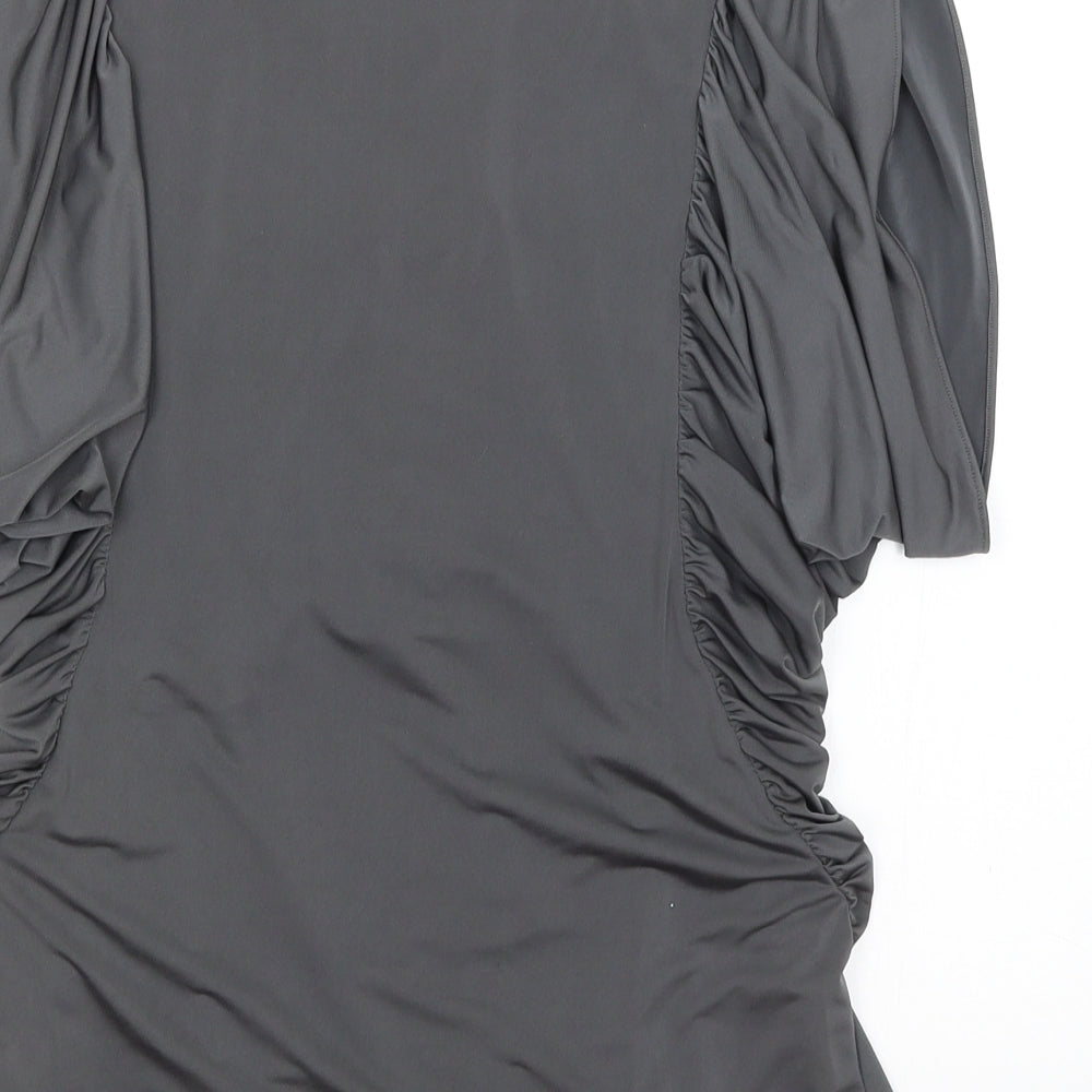 Jasper Conran Womens Grey   Basic T-Shirt Size 14
