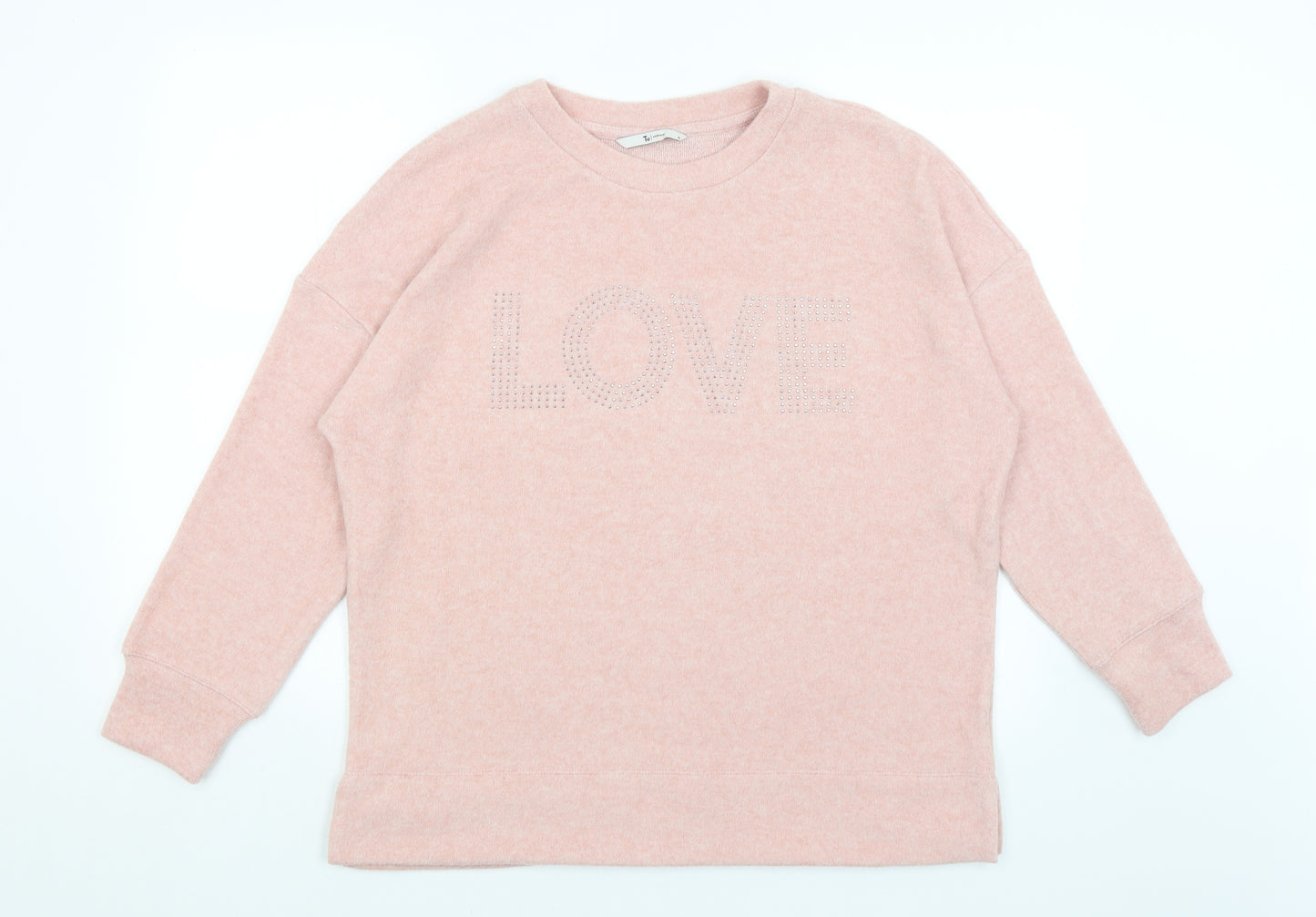 TU Womens Pink   Pullover Jumper Size 16  - Love