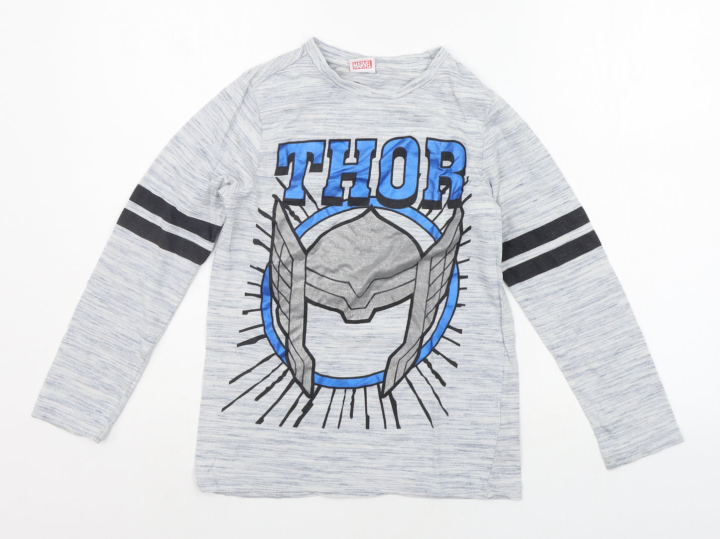 Marvel  Boys Grey   Basic T-Shirt Size 8-9 Years  - Thor