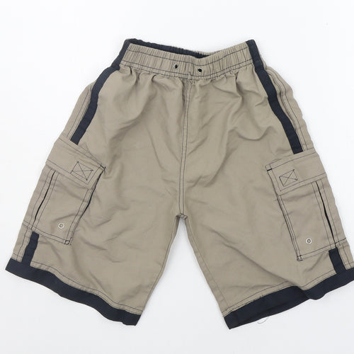 James Darby Boys Beige   Chino Shorts Size S