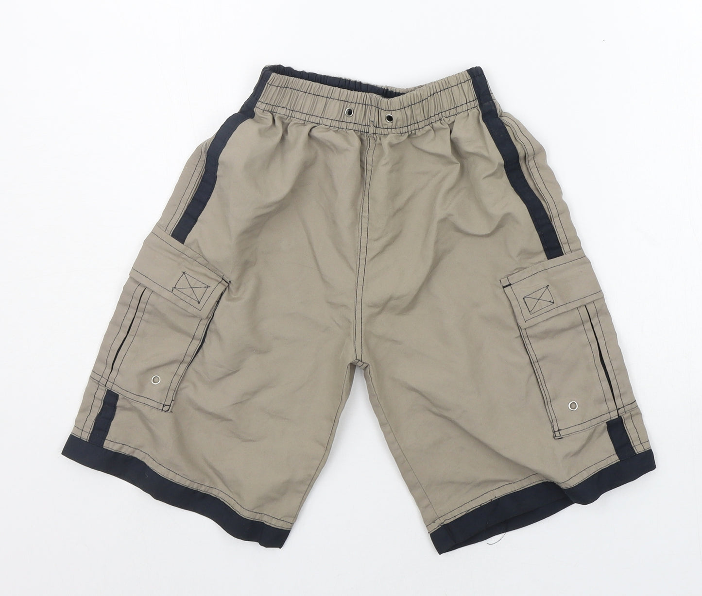 James Darby Boys Beige   Chino Shorts Size S