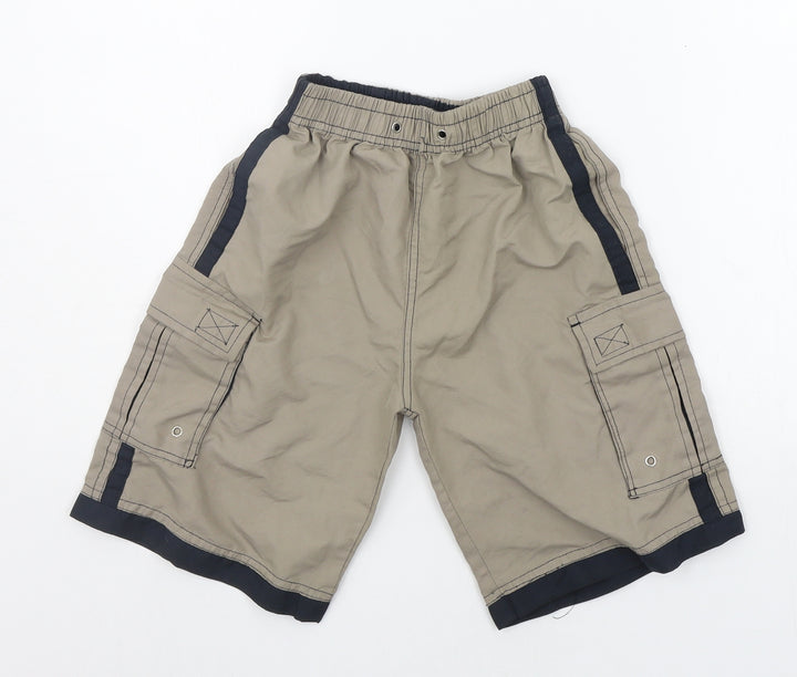James Darby Boys Beige   Chino Shorts Size S