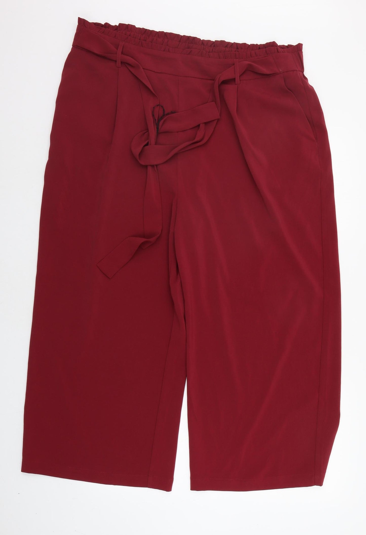 New Look Womens Red   Trousers  Size 20 L25 in