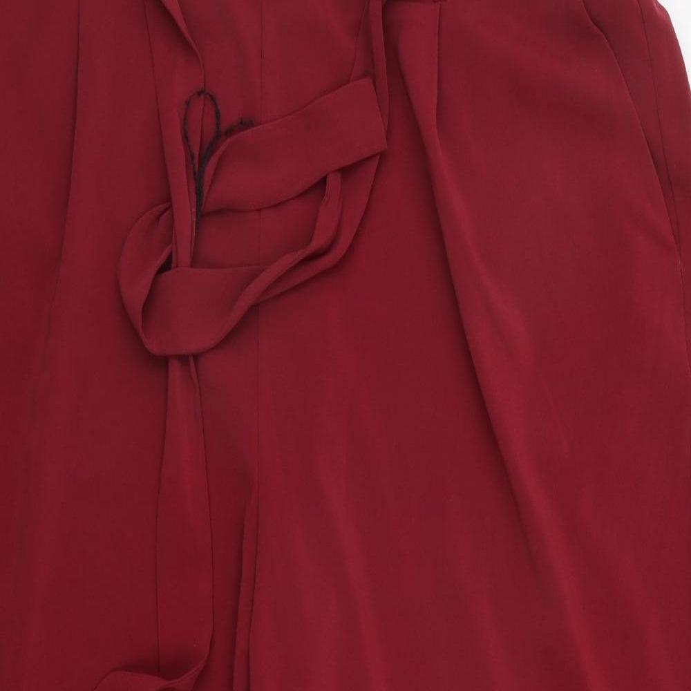New Look Womens Red   Trousers  Size 20 L25 in