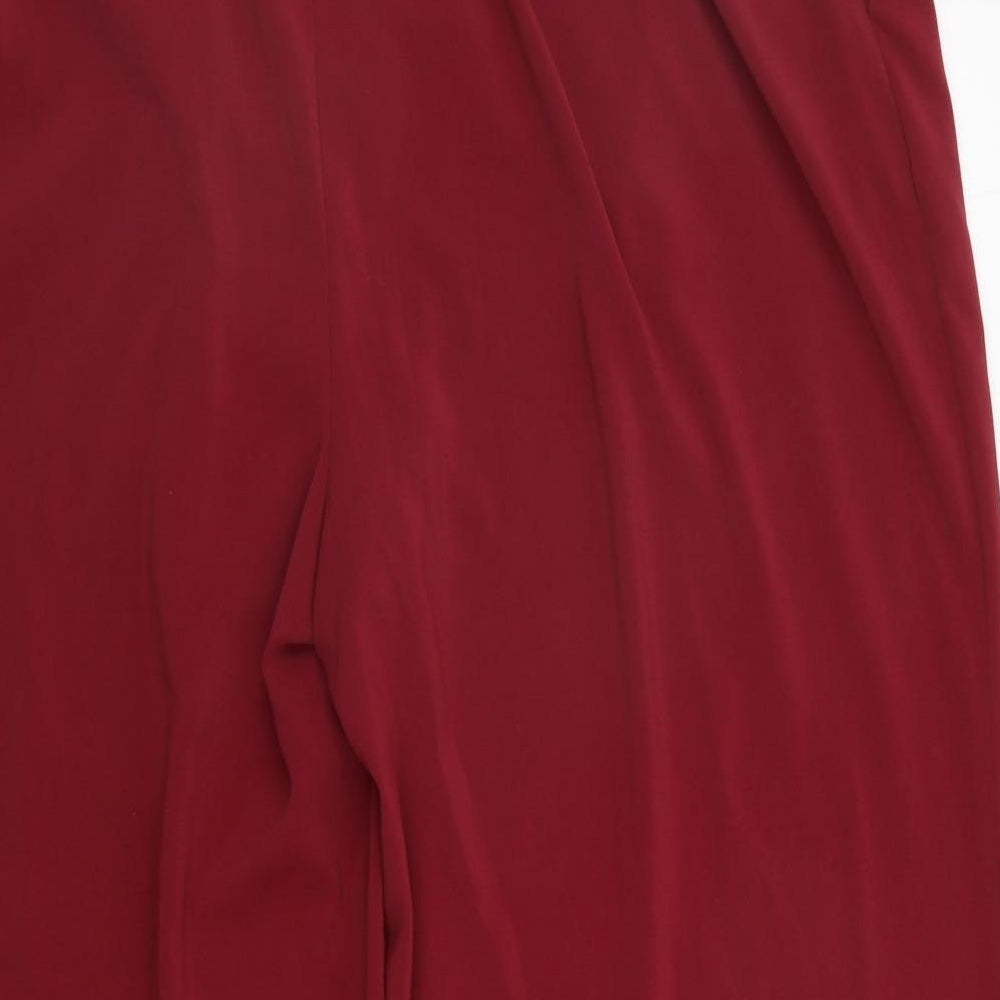 New Look Womens Red   Trousers  Size 20 L25 in