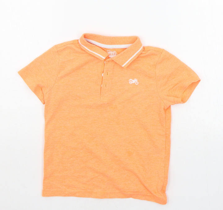 F&F Boys Orange Basic Polo Size 4-5 Years