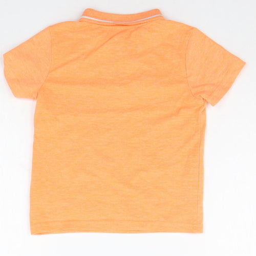 F&F Boys Orange   Basic Polo Size 4-5 Years