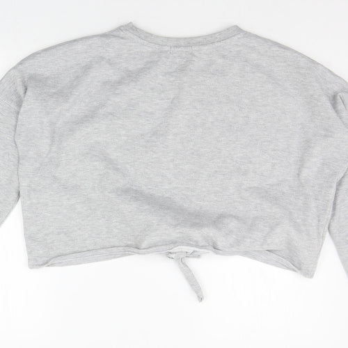 Primark Womens Grey   Pullover Jumper Size 12  - CROPPED