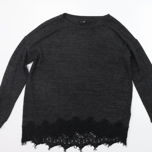 F&F Womens Grey   Pullover Jumper Size 10