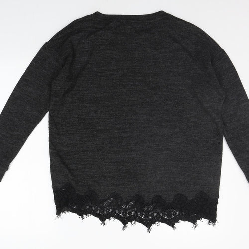 F&F Womens Grey   Pullover Jumper Size 10