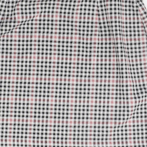 Divided Womens Black Check  A-Line Skirt Size M