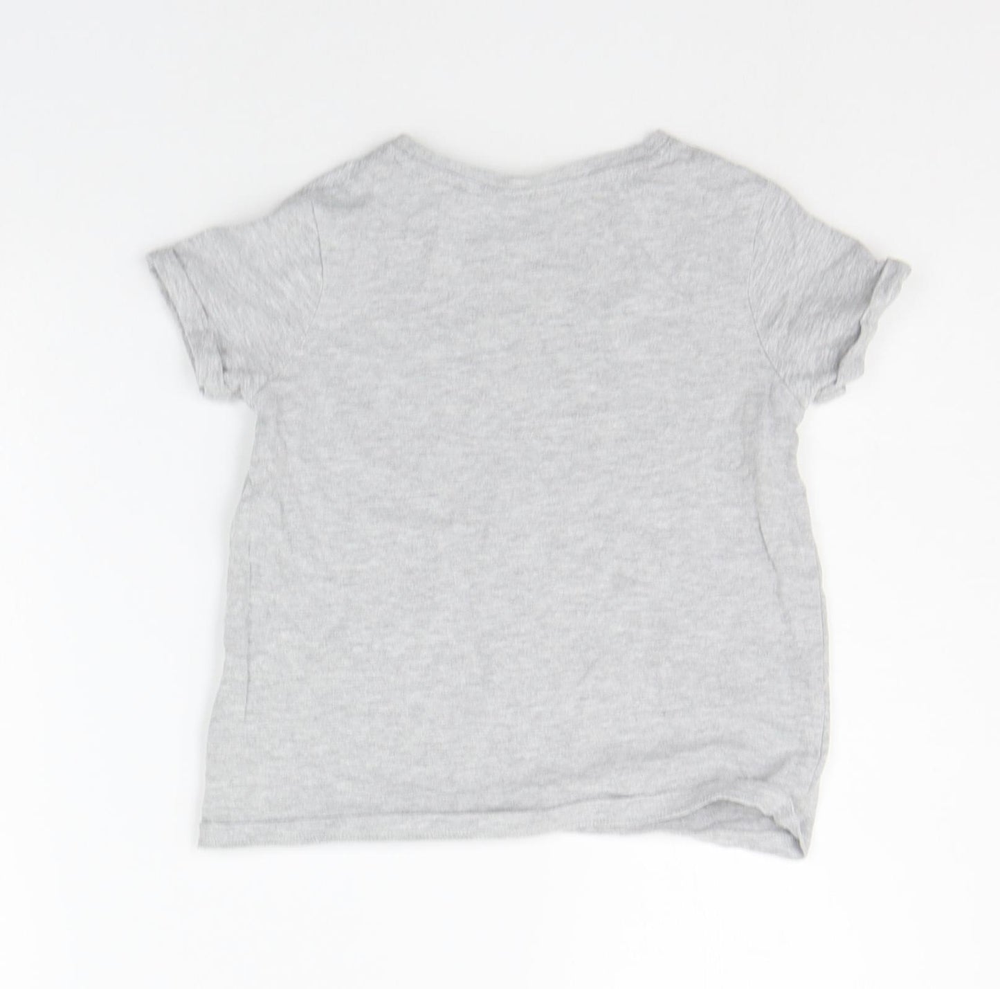 NEXT Girls Grey   Basic T-Shirt Size 6 Years