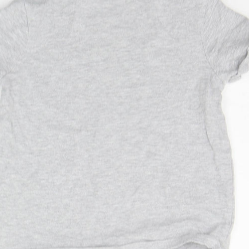 NEXT Girls Grey   Basic T-Shirt Size 6 Years