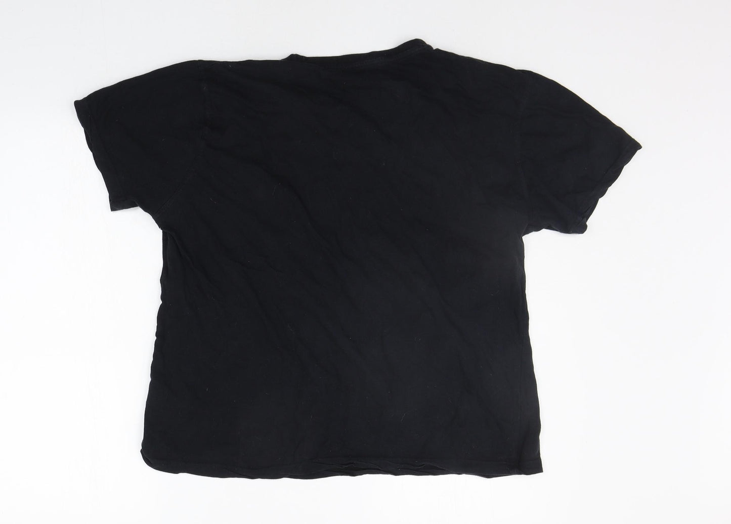 Peacocks Womens Black   Basic T-Shirt Size L  - DADS THE MAN