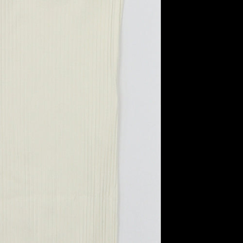 PRETTYLITTLETHING Womens White   Basic T-Shirt Size S