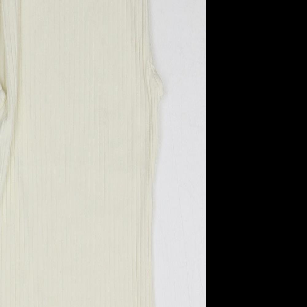 PRETTYLITTLETHING Womens White   Basic T-Shirt Size S