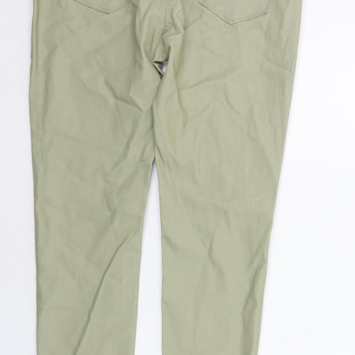 Elegence DELUXE Womens Green   Trousers  Size 14 L27 in
