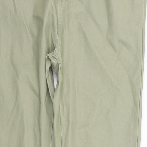Elegence DELUXE Womens Green   Trousers  Size 14 L27 in