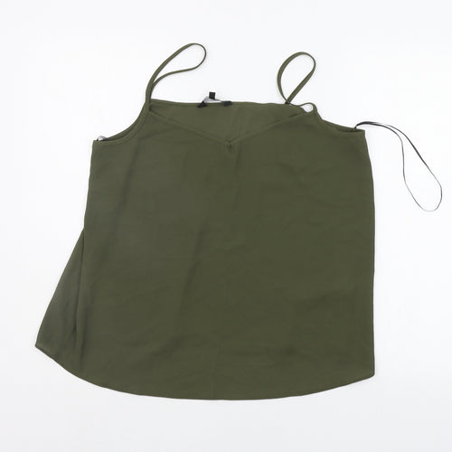 New Look Womens Green   Basic Tank Size 14
