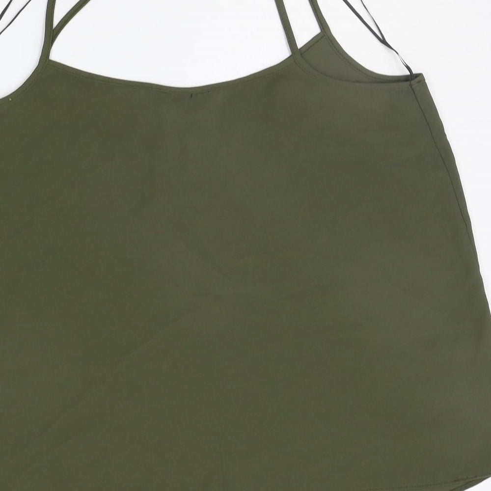 New Look Womens Green   Basic Tank Size 14