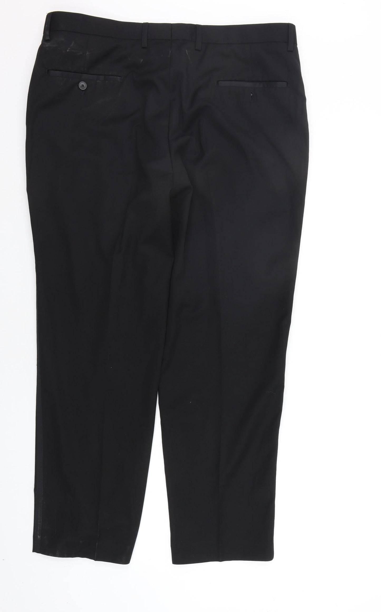 George Mens Black   Trousers  Size 38 in L29 in