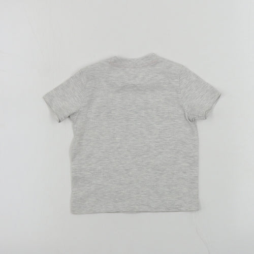 F&F  Boys Grey   Basic T-Shirt Size 12-18 Months