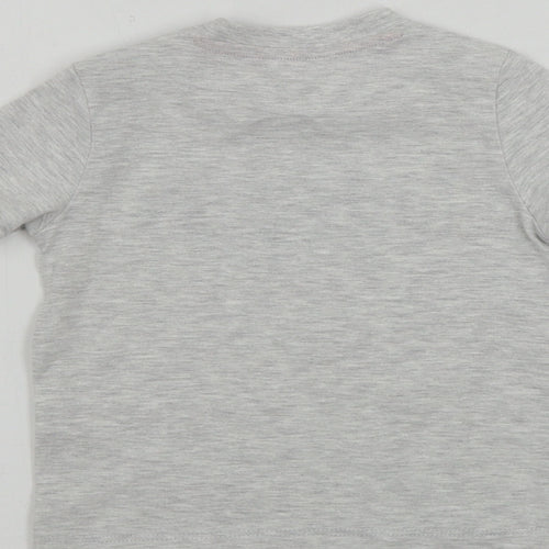 F&F  Boys Grey   Basic T-Shirt Size 12-18 Months