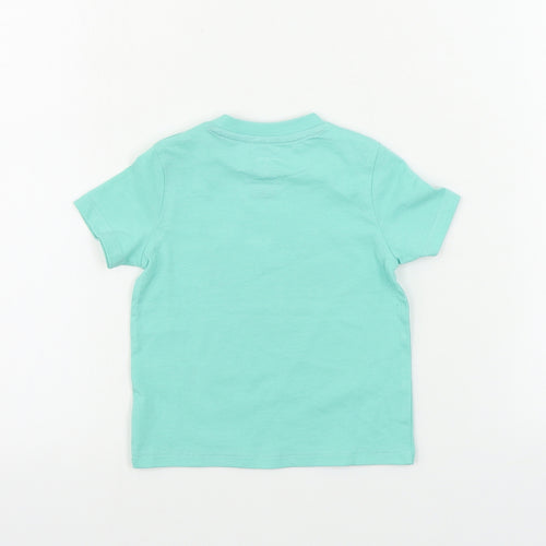 F&F  Boys Green   Basic T-Shirt Size 12-18 Months