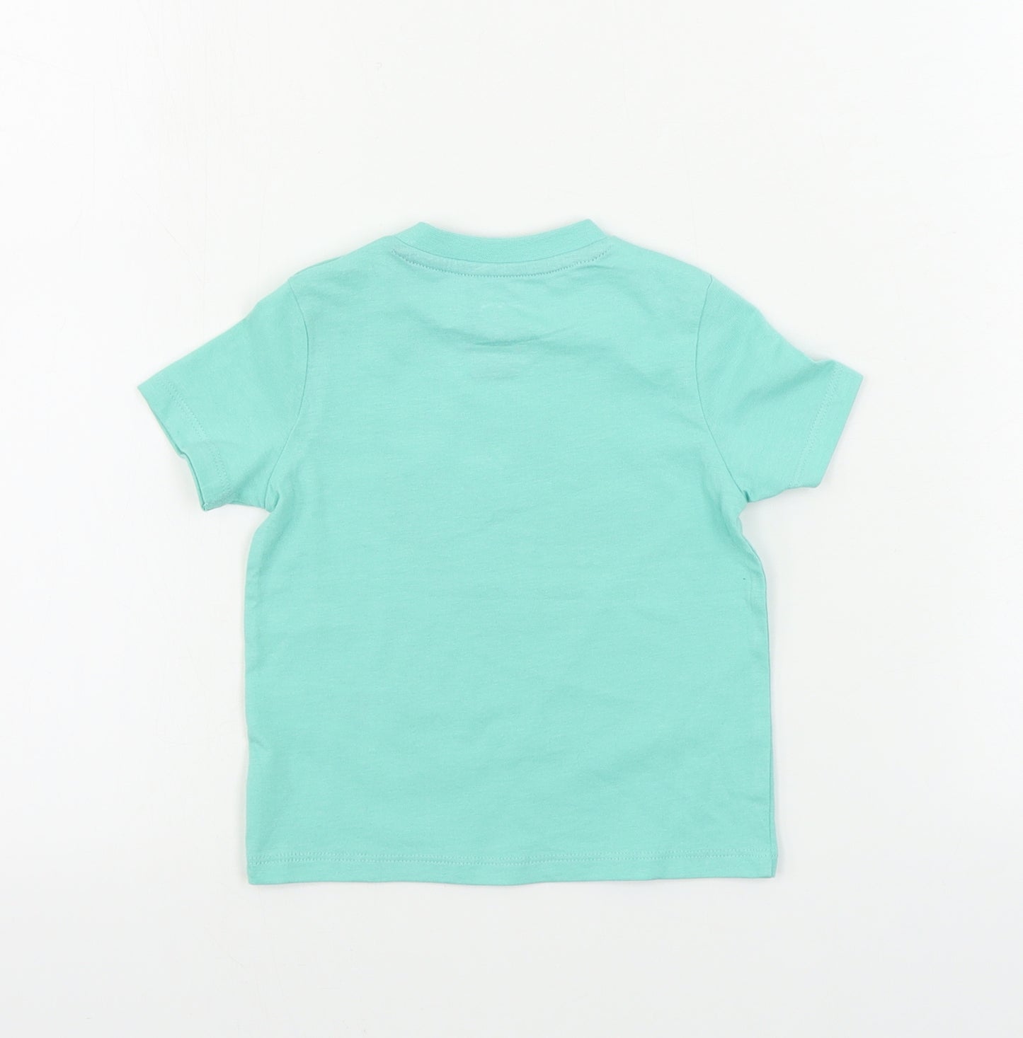 F&F  Boys Green   Basic T-Shirt Size 12-18 Months