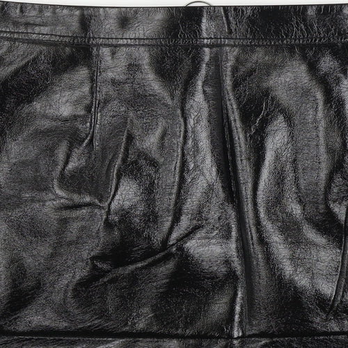 Topshop Womens Black   A-Line Skirt Size 14