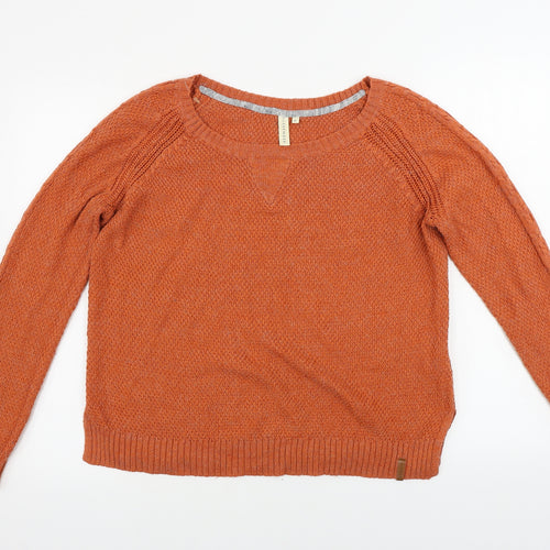 Passenger Womens Orange   Pullover Jumper Size M