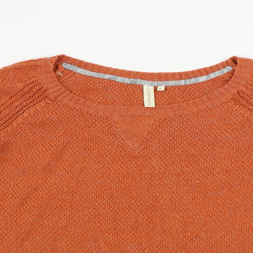 Passenger Womens Orange   Pullover Jumper Size M