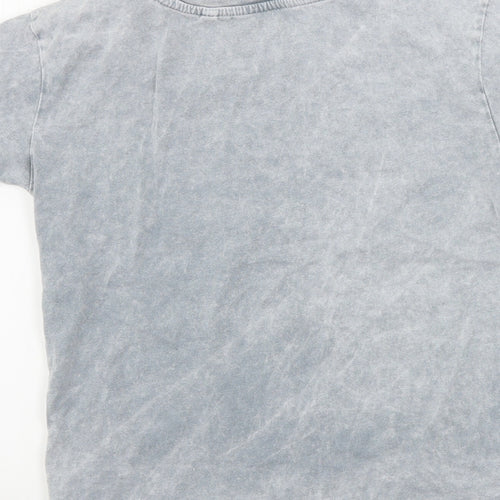 NEXT  Boys Grey Houndstooth  Basic T-Shirt Size 6 Years
