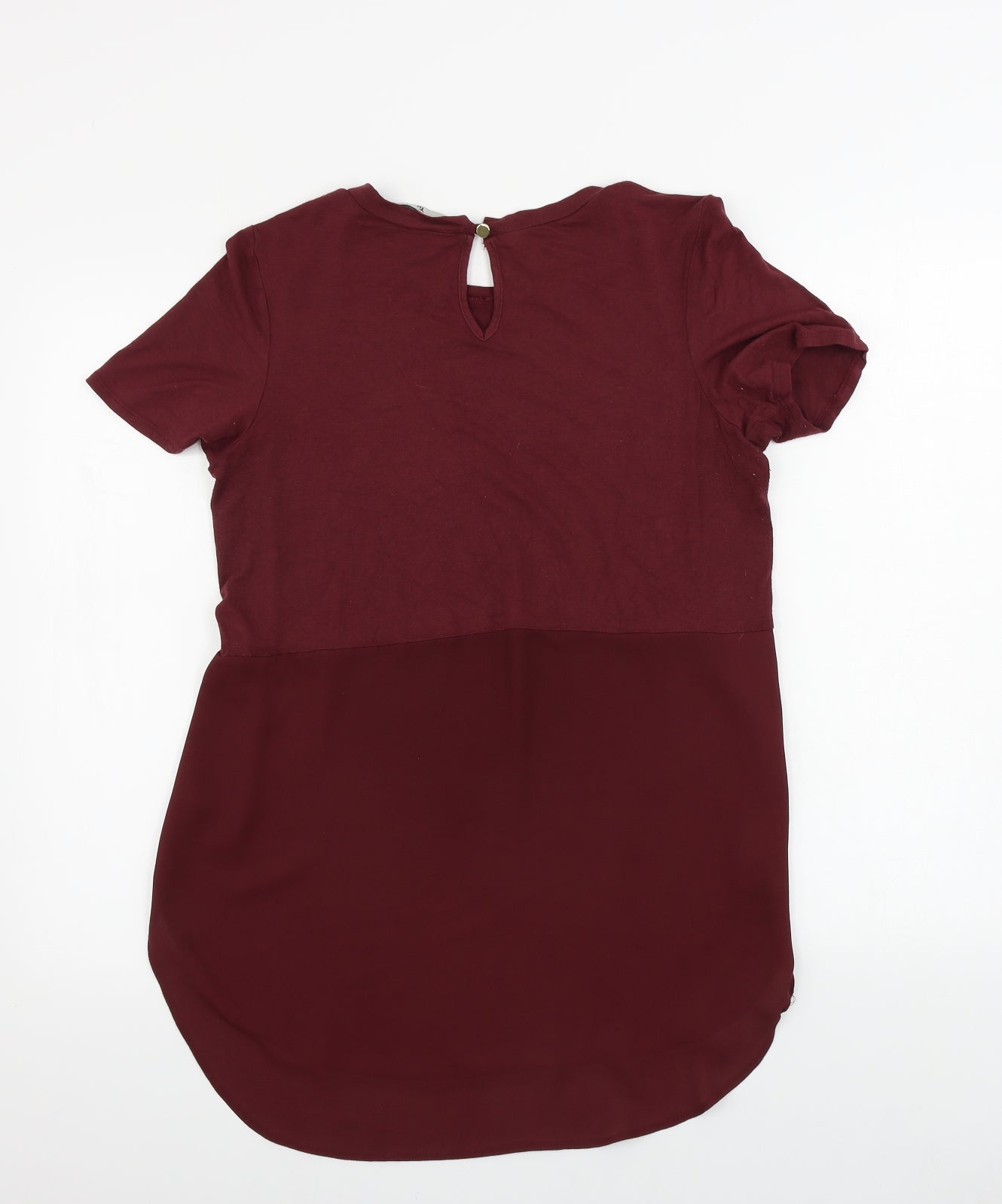 TU Womens Brown   Basic Blouse Size 10