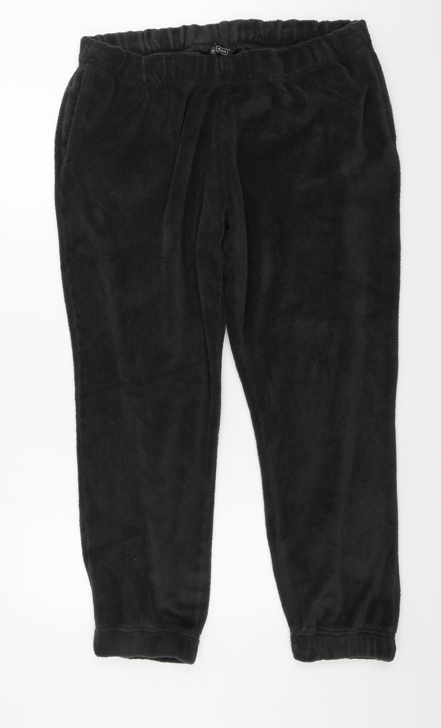 Avenue Mens Black   Trousers  Size XL L26 in