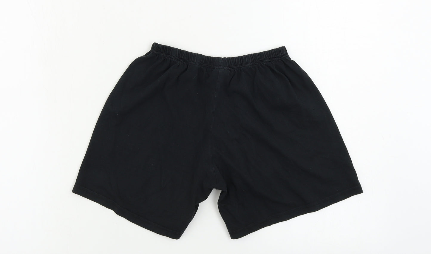 Pajama Factory   Boys Black   Sweat Shorts Size 15-16 Years