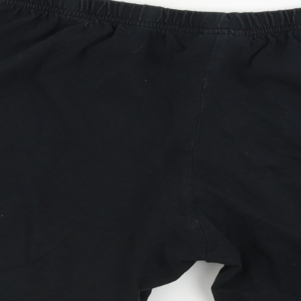 Pajama Factory   Boys Black   Sweat Shorts Size 15-16 Years