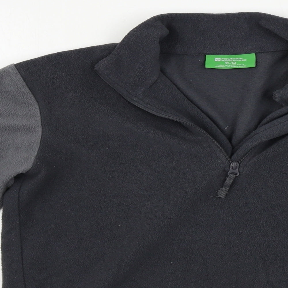 Mountain Warehouse  Boys Green   Henley Jumper Size 10-11 Years