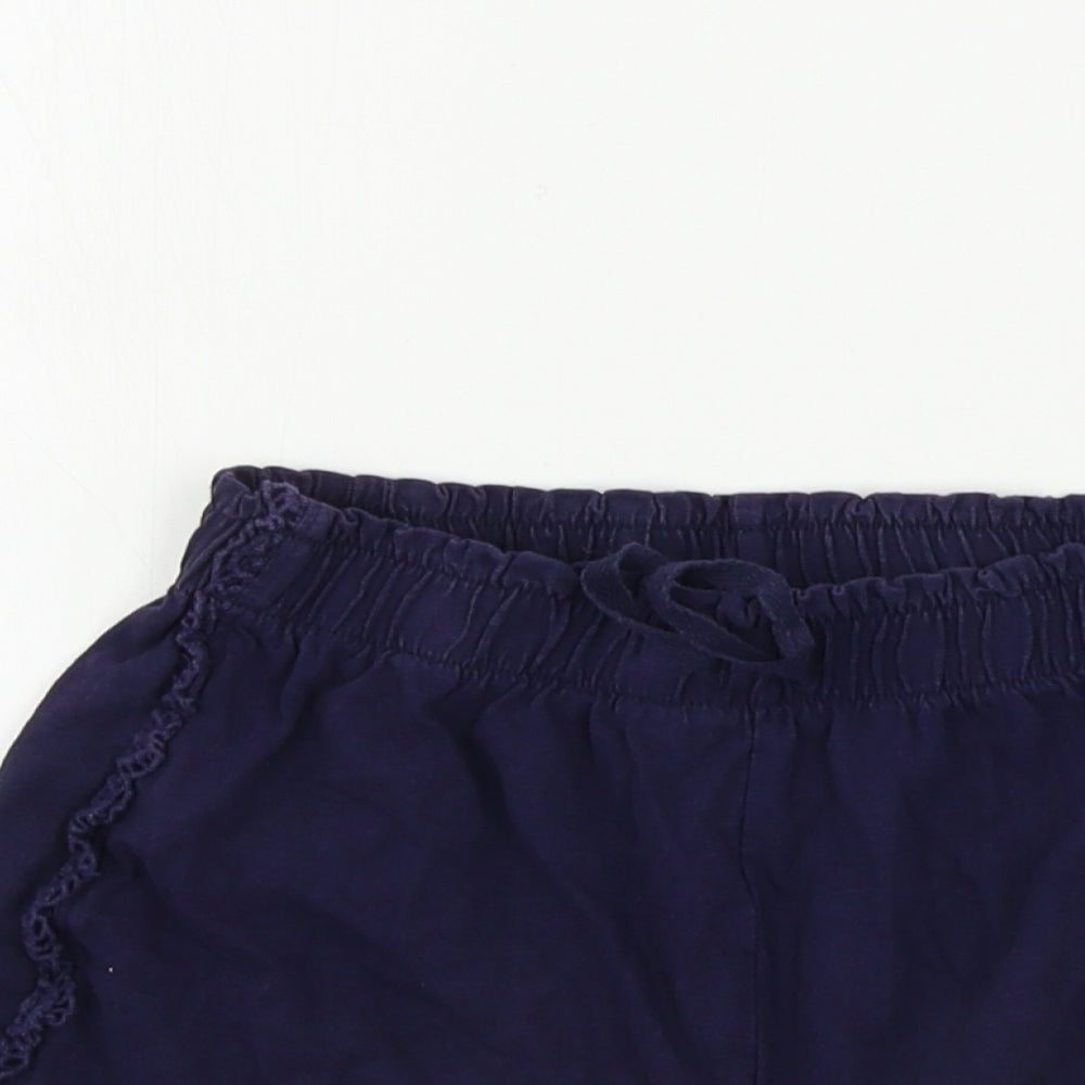 TU Girls Blue   Sweat Shorts Size 11 Years